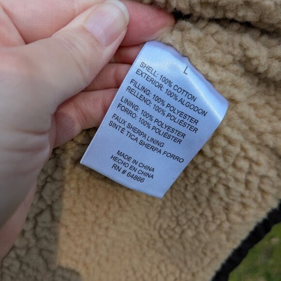 NWT! Lee Workwear Men's Sherpa Lined Workwear Vest - Picture 12 of 16